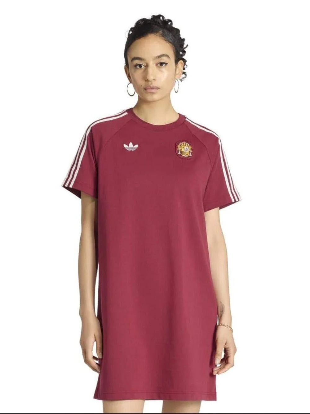 Adidas Spain originals women’s dress jersey in burgundy M